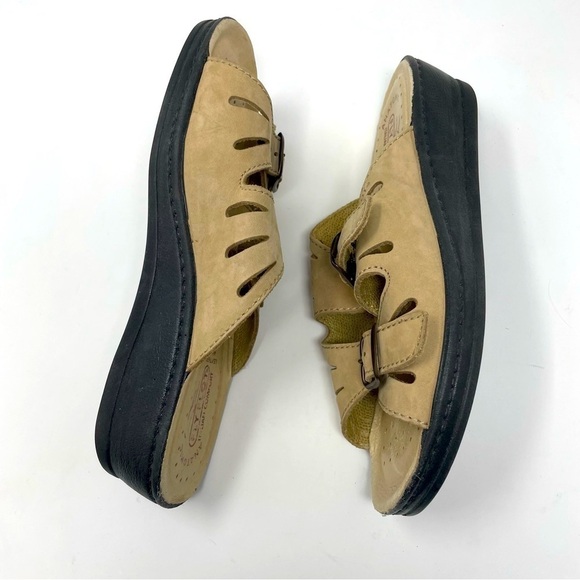 Fly Fox Italian Leather Sandals – Wedge, Anti-Shock, Size 8 – Cream - Picture 4 of 7